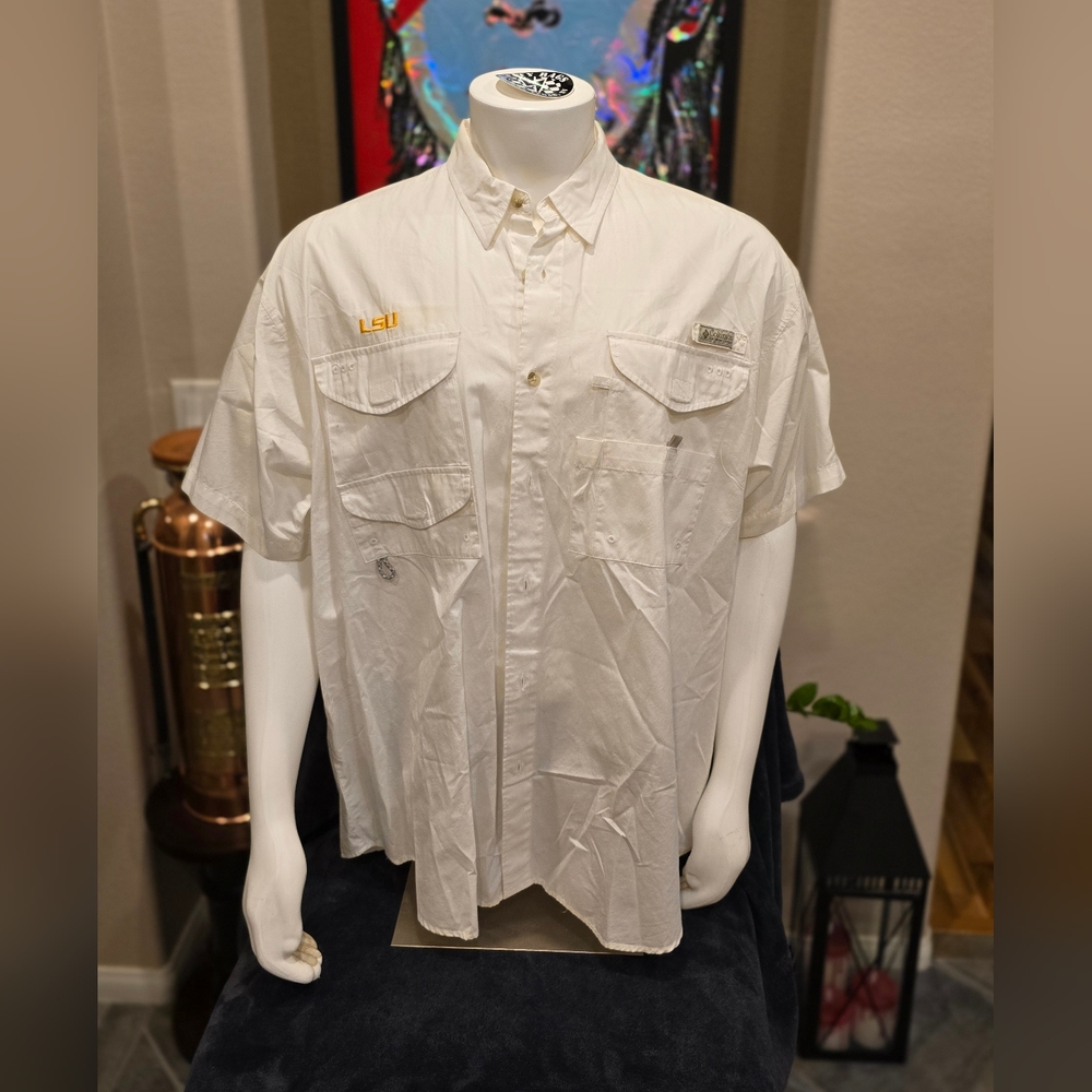 Columbia Sportswear LSU fishing Shirt